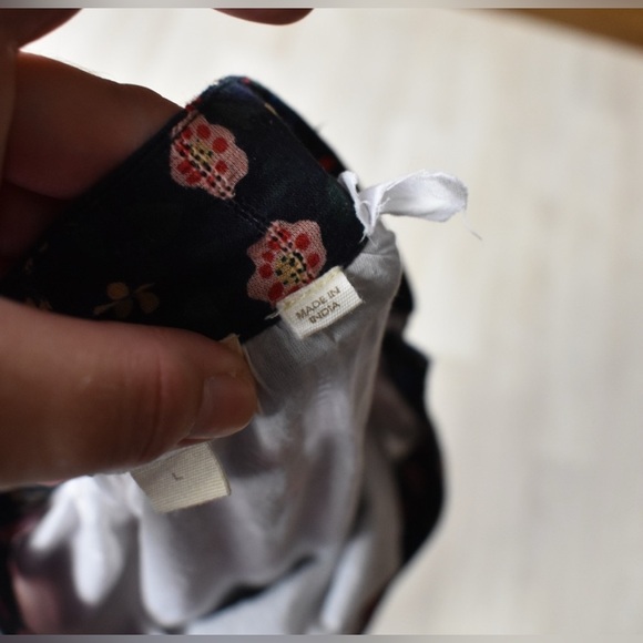 Anthropologie Let Me Be Contrast Maxi Skirt Plaid Patchwork Large - Picture 9 of 9